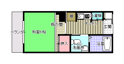 セニアハウス金刀比羅の間取り