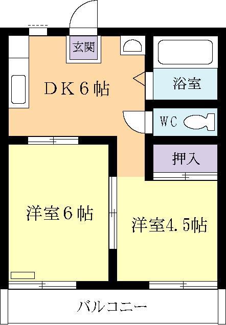 クリスタルマンションの間取り