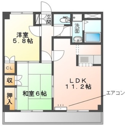 メゾンエスポワールの間取り