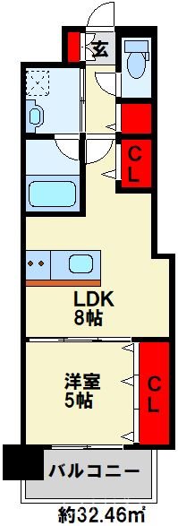 コンプレート金田の間取り