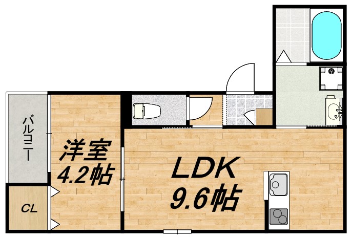 LECOCON一宮Vの間取り