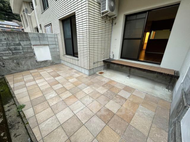 【京都市西京区嵐山薬師下町のマンションのバルコニー】