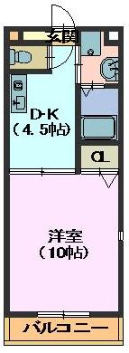 名古屋市千種区田代本通のマンションの間取り