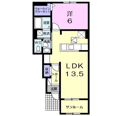 サンリット　アークIの間取り