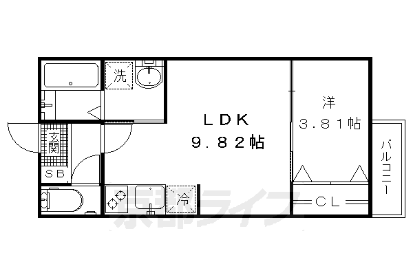 エスペランサ桃山の間取り