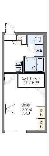 レオパレスルミエールの間取り