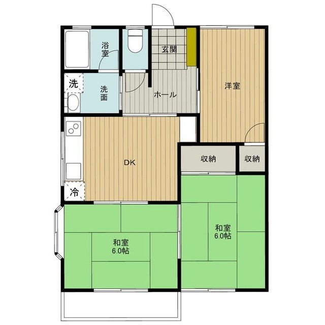 佐貫アパート駅前５号館の間取り