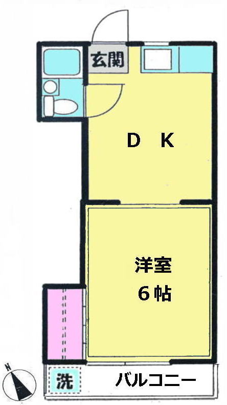 キャッスル自由が丘の間取り