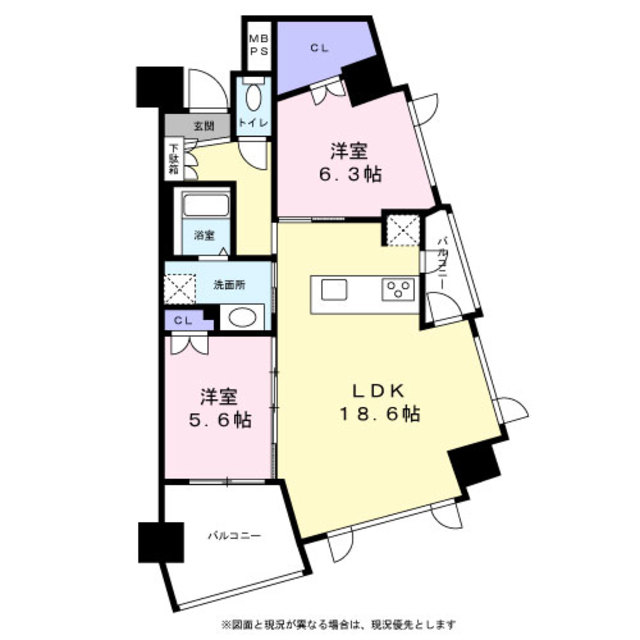 白壁リンクスの間取り