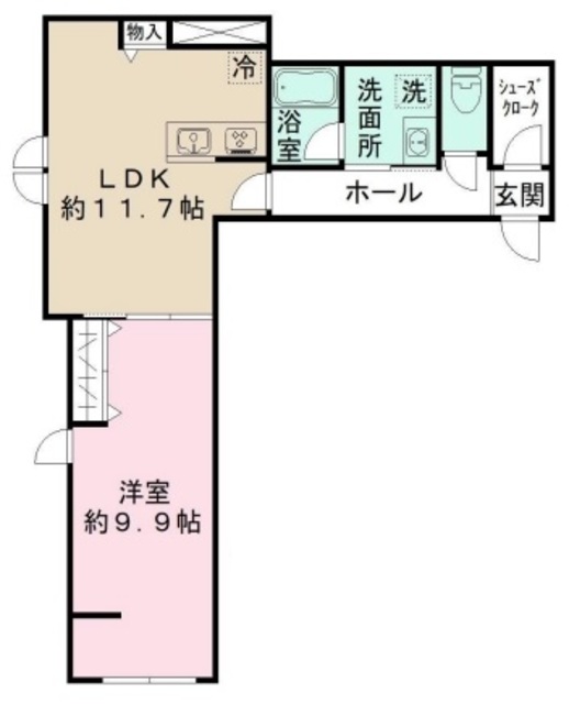 杉並区浜田山のアパートの間取り