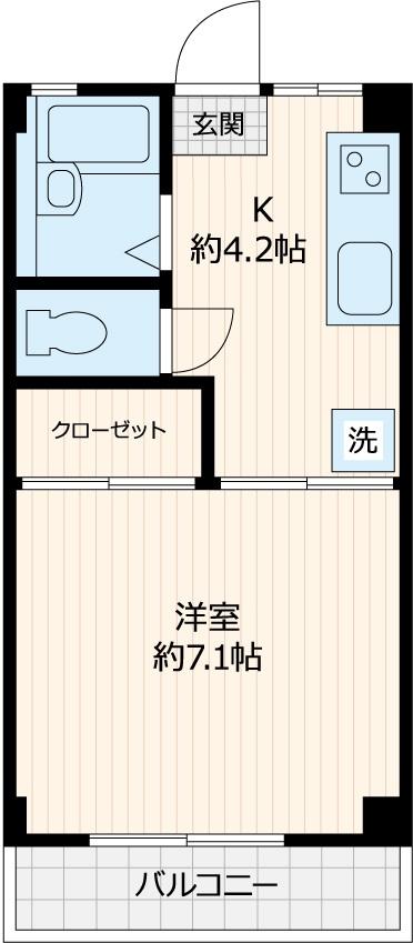 光マンションの間取り