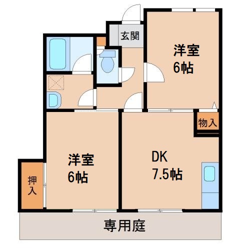 アネーロあおきの間取り