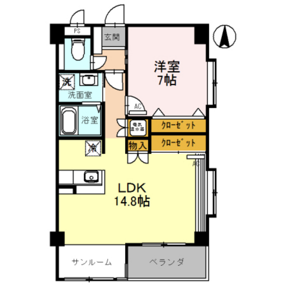 グリーンパラストの間取り