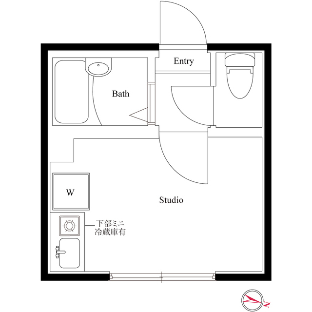 ブリリアント北千住の間取り