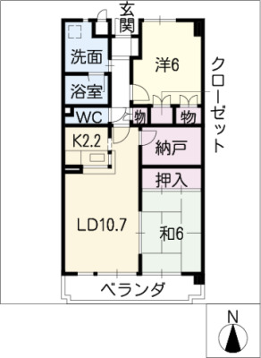 【グランドパークの間取り】