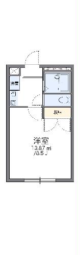 レオパレスレインボーの間取り