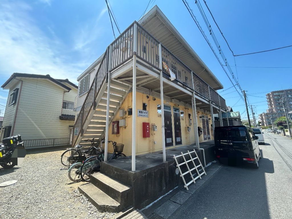 松戸市馬橋のアパートの建物外観