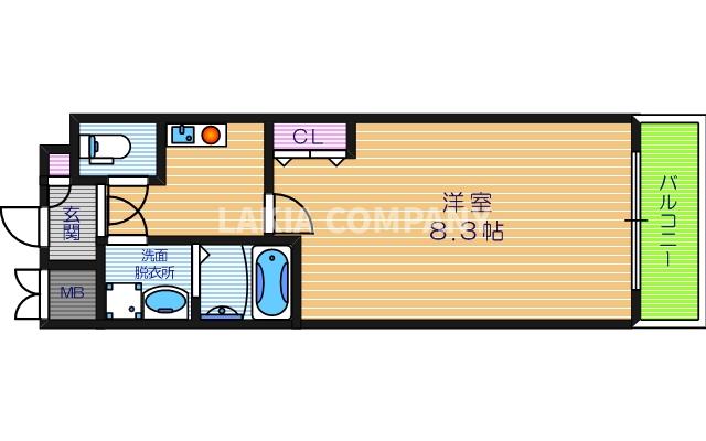 トラスト王子町の間取り