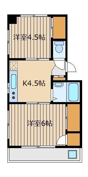 練馬区豊玉北のマンションの間取り