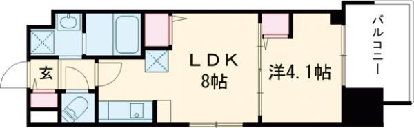 プライマル広島駅の間取り