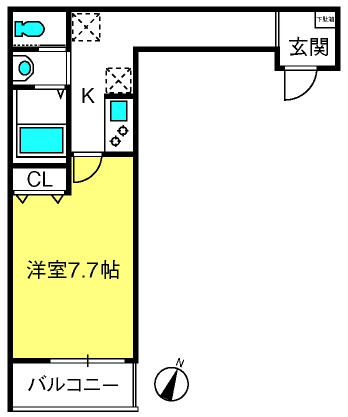 カフーティーダ西大宮の間取り