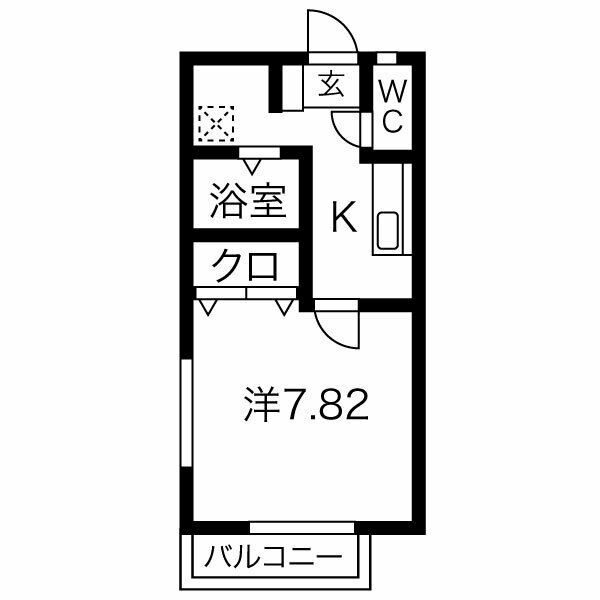 メゾンフルールの間取り