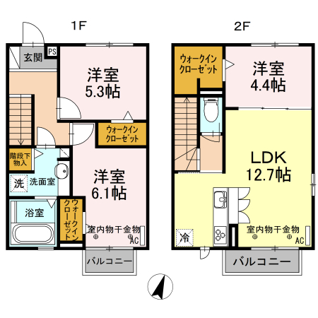 グレーシアンの間取り