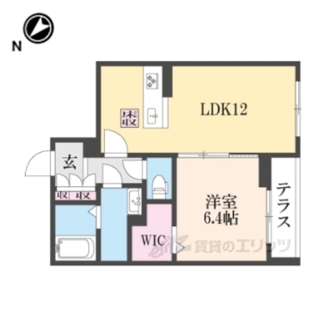 ラカーサフェリーチェの間取り