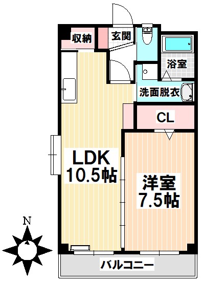 洲山サンヒルズの間取り