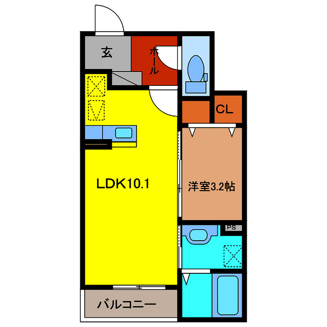 グリチネの間取り