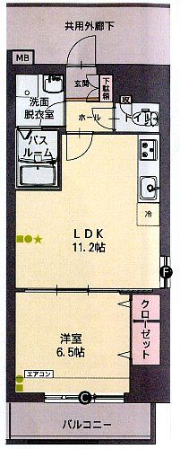 沼津市大手町のマンションの間取り