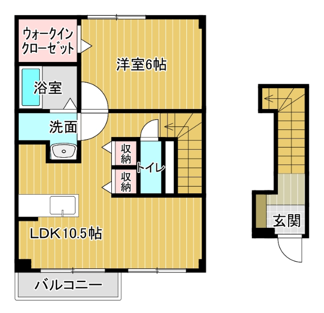 メゾン・コモド　Ｂの間取り