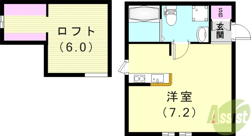 プリマ神戸北の間取り