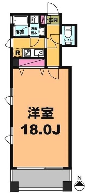 【月村マンションNo.27の間取り】