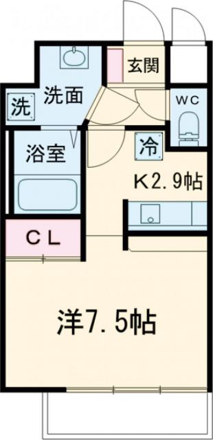 豊橋市大国町のマンションの間取り