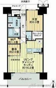 ジオ高槻大畑町の間取り