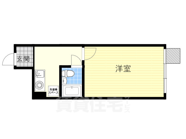 チサンマンション心斎橋の間取り