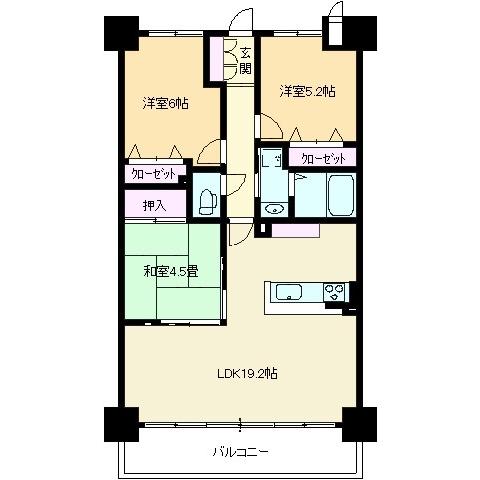 アルファスマート新山口駅東の間取り