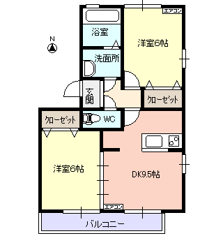 ベルファミーユの間取り