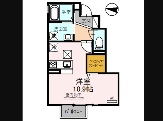 D-room白銀の間取り