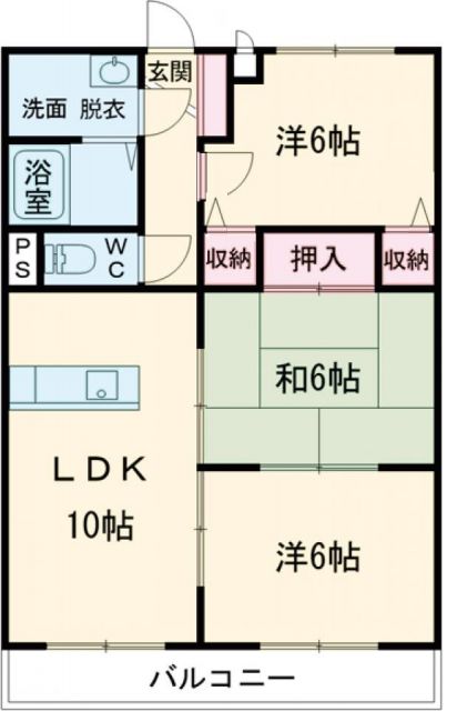 Ｏａｓｉｓ駅南の間取り