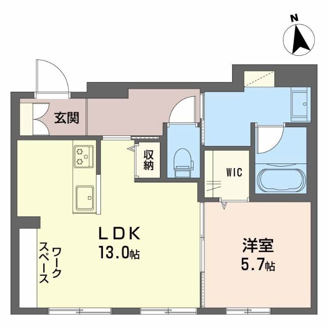 シャーメゾン加納沓井の間取り