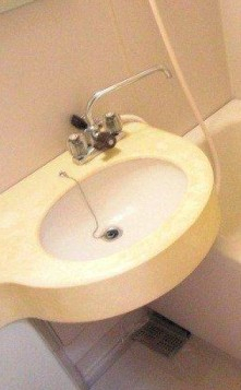 洗面設備　※別部屋参考画像です。