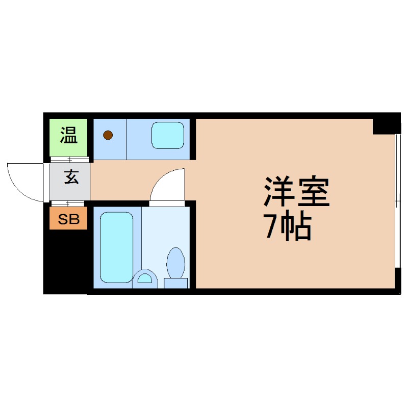 名古屋市東区葵のマンションの間取り