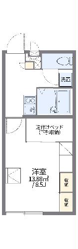 レオパレスつくしの間取り