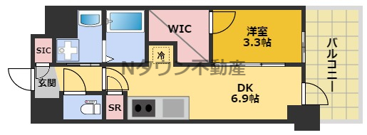 エステムコート名古屋新栄Vラポールの間取り