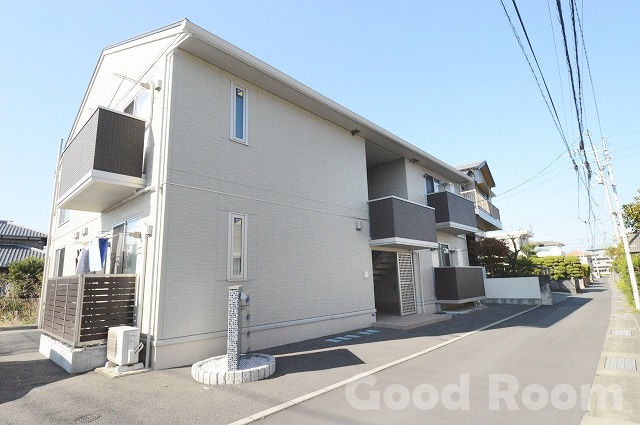 【徳島市南沖洲のアパートの建物外観】