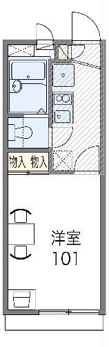 豊中市今在家町のアパートの間取り