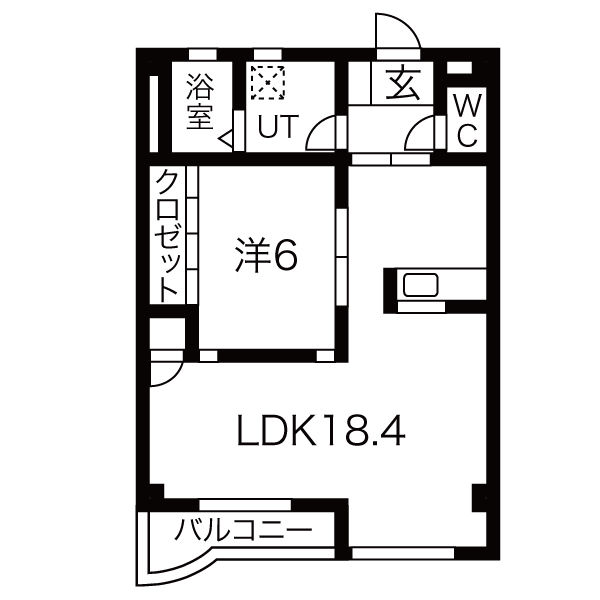 アーバンコートIの間取り