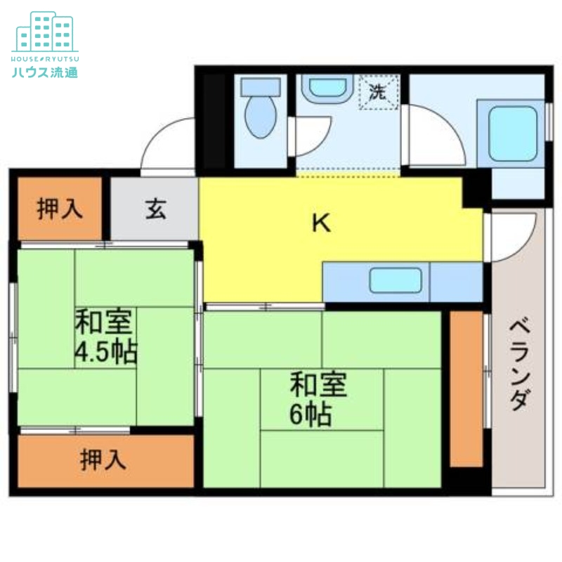 ビレッジハウス琴海Iの間取り